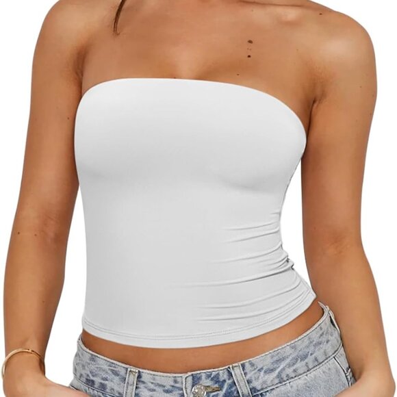 Stylish Xx-Small Tube Top - Secure Fit, Double-Lined & Perfect for All Occasions - Picture 1 of 6